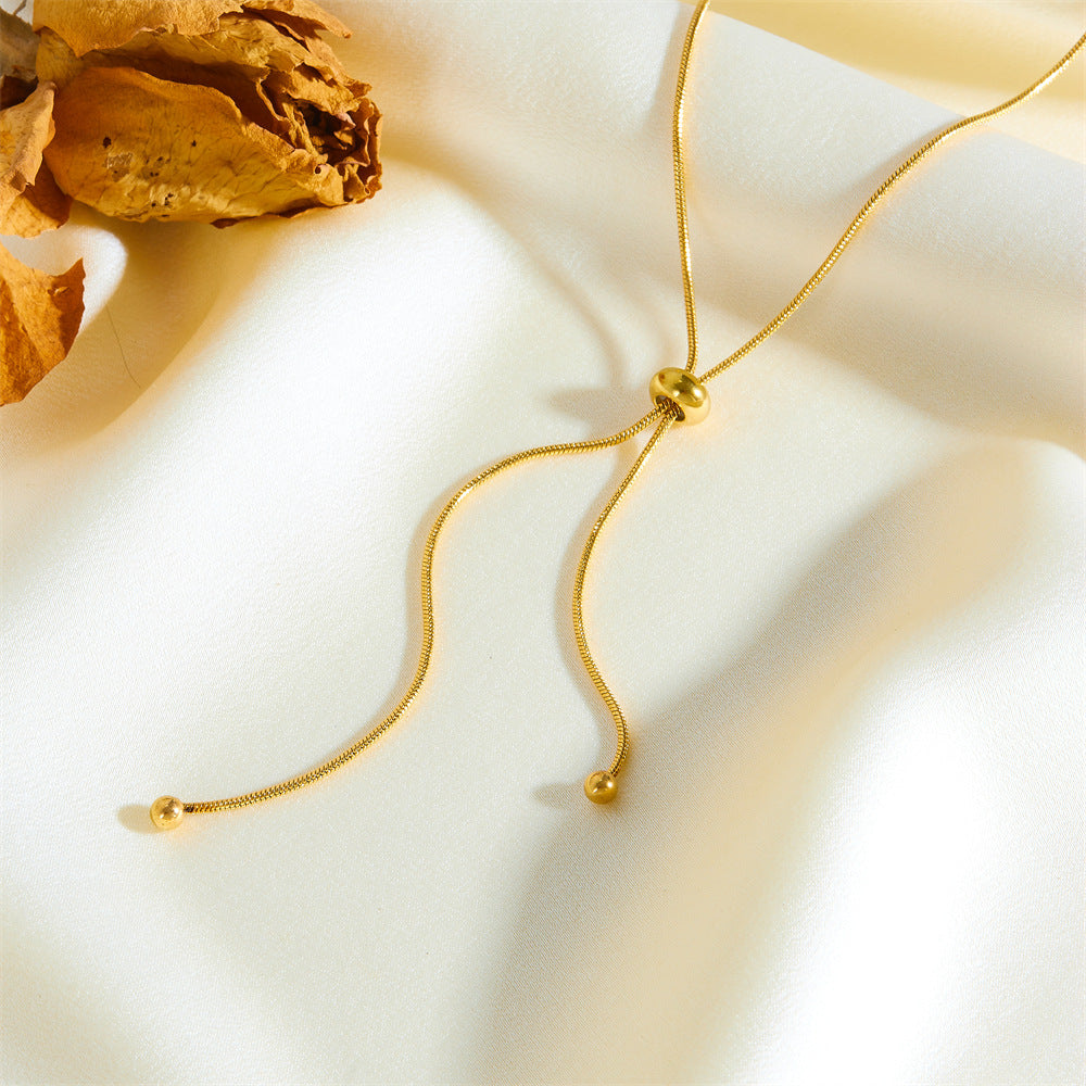 Minimalist Necklace in Light Style