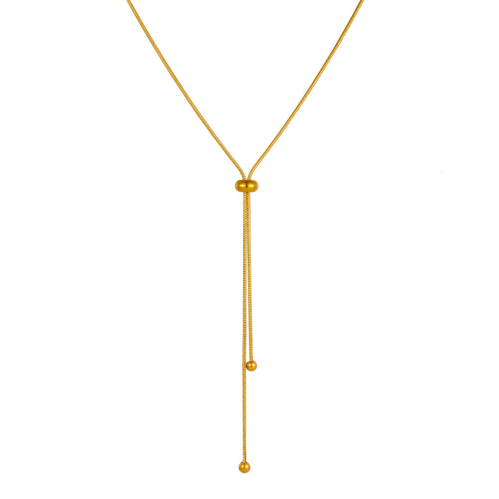 Minimalist Necklace in Light Style