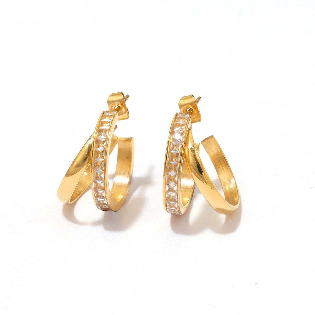 Retro Zircon Elegant Earrings