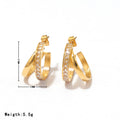 Retro Zircon Elegant Earrings