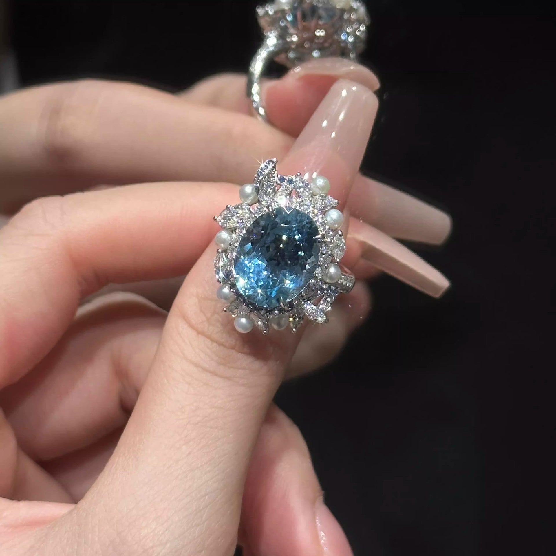 Aquamarine Ring for Women
