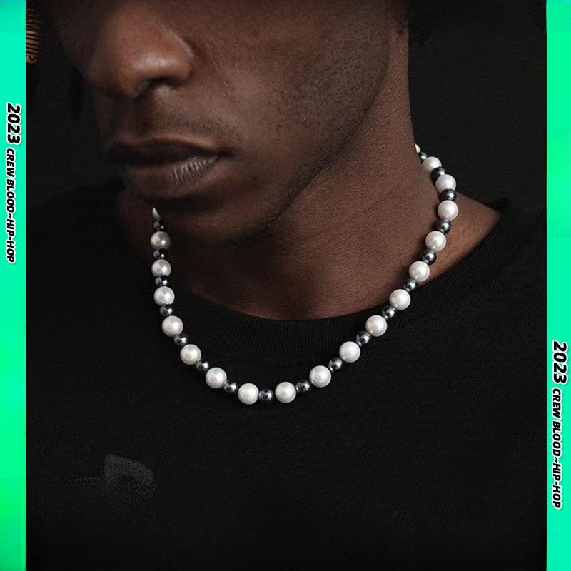 Colorful Spliced Shell Pearl Necklace