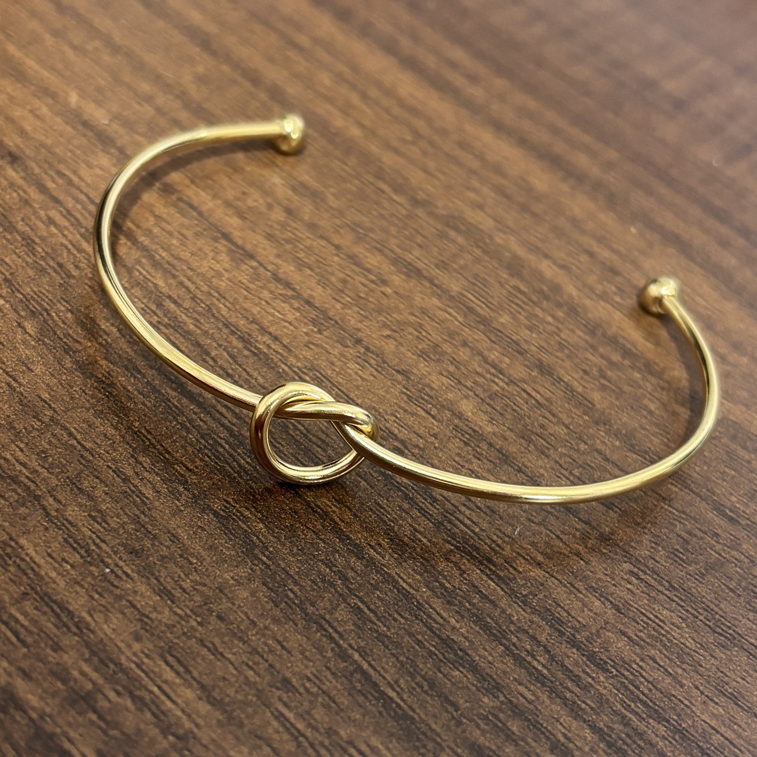 Twist Knot Open Cuff Bracelet