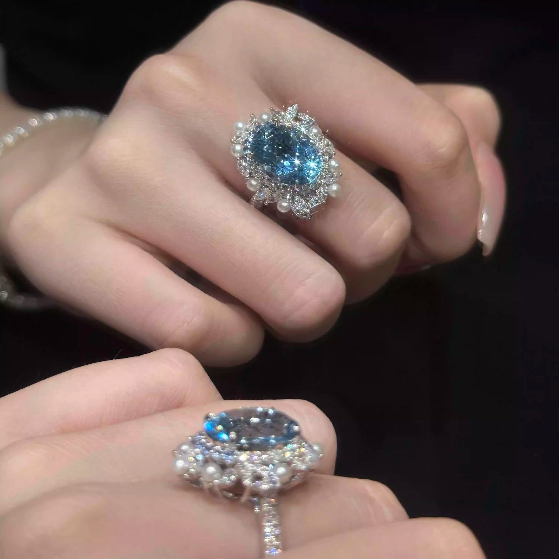 Aquamarine Ring for Women