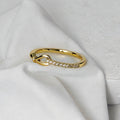 Light Luxury Fashion Rope Knot Ring for Women