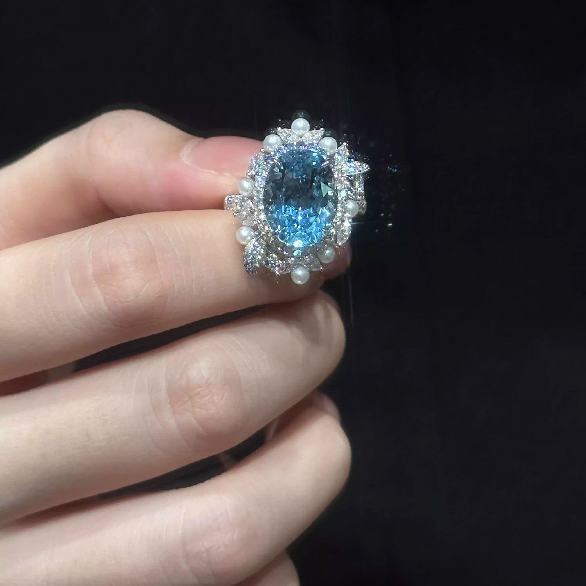 Aquamarine Ring for Women