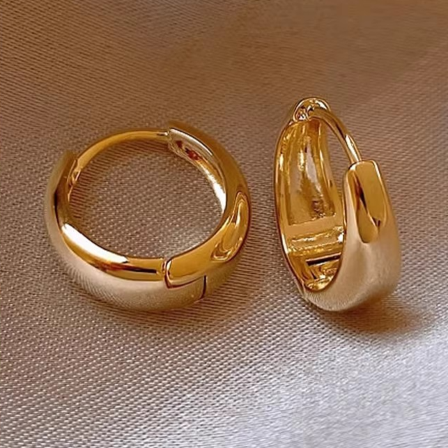 Geometric Hoop Earrings for Women