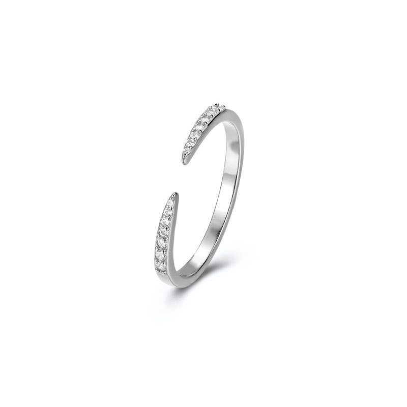 Minimalist Geometric Adjustable Opening Ring
