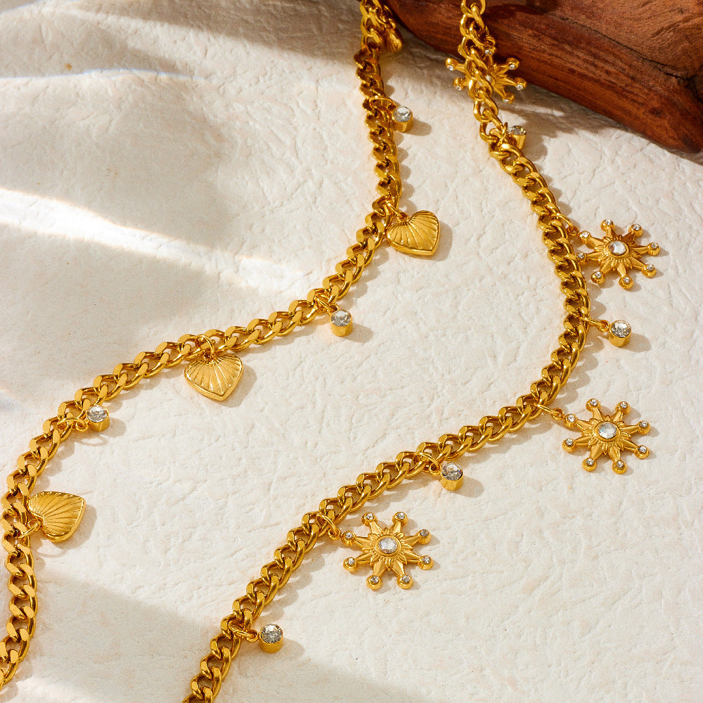 Fashion Ocean Theme Adjustable Chain Necklace