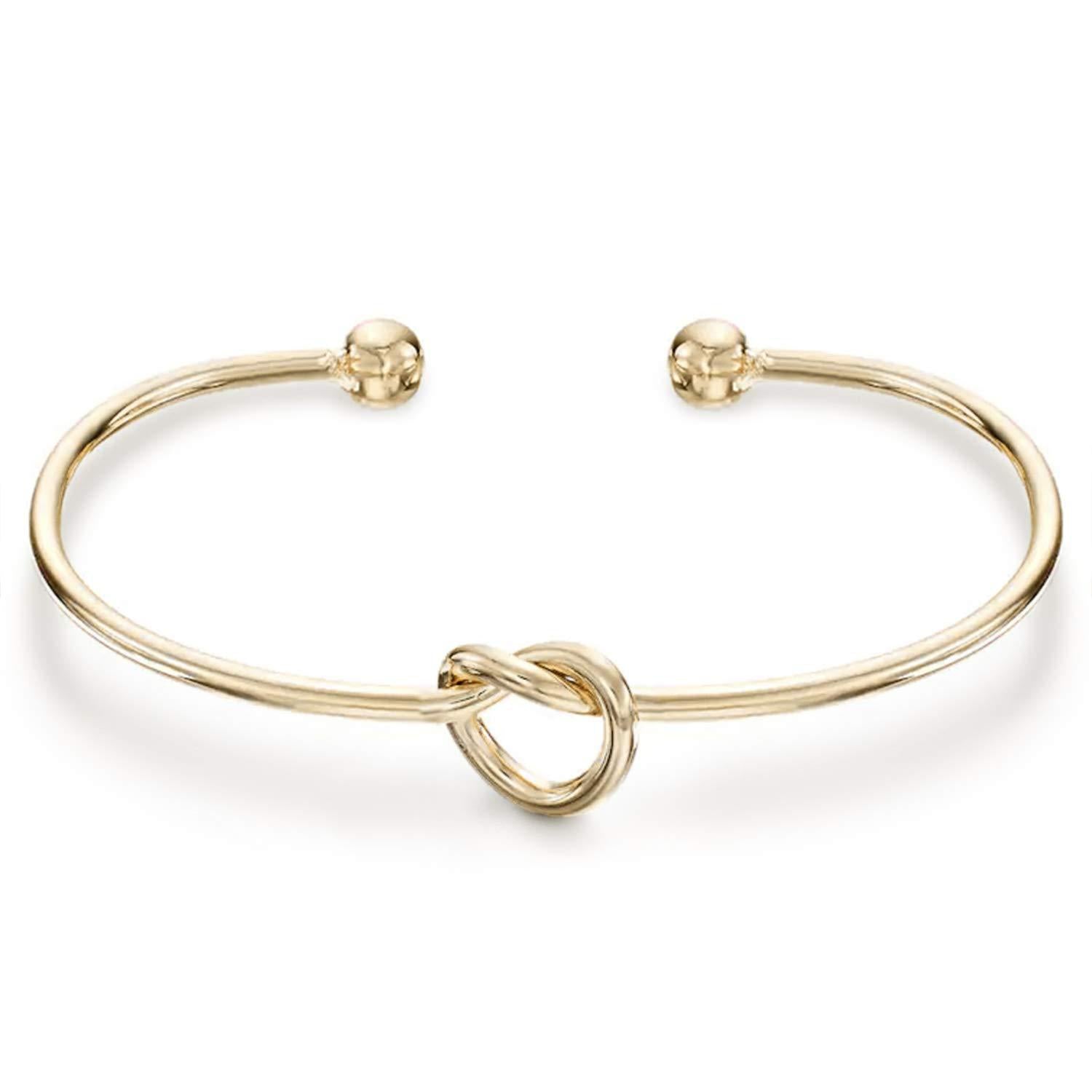 Twist Knot Open Cuff Bracelet