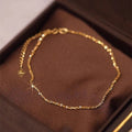 Adjustable Gold Plated Anklet Chain for Women