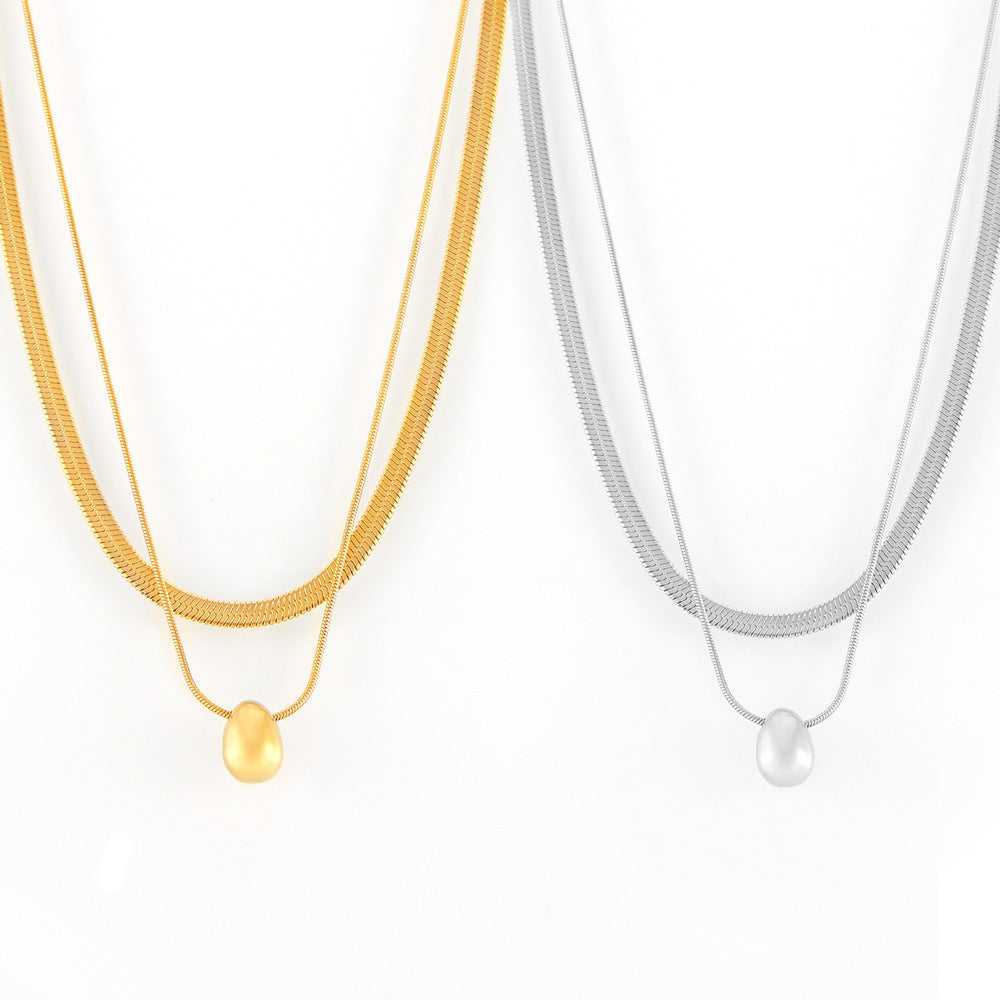 Beach Style Multi-layer Collarbone Necklace for Women