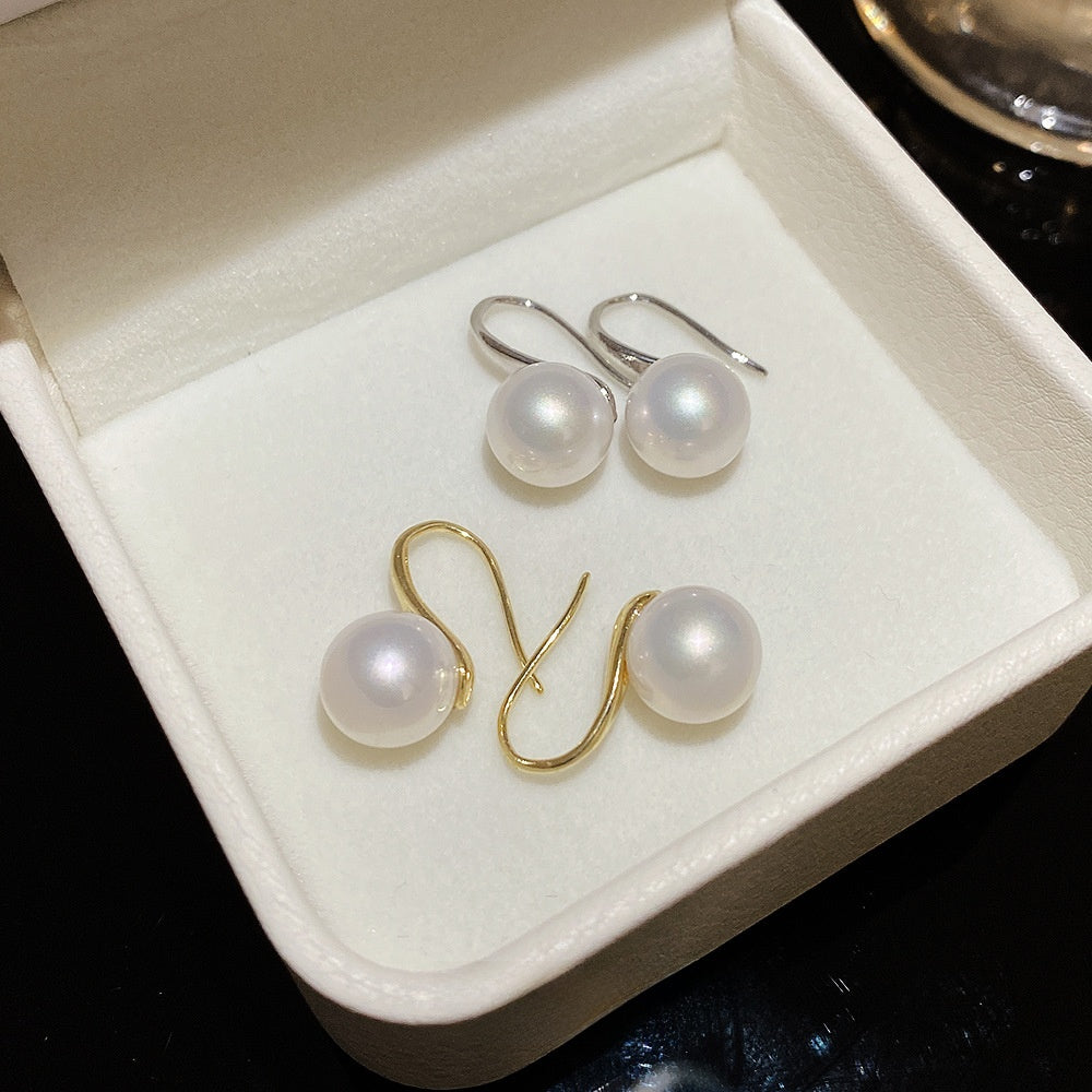 Elegant Pearl Earrings Light Luxury and High-End Feel