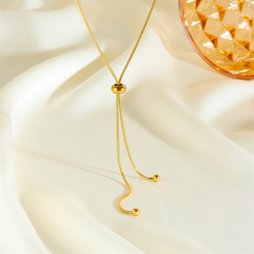 Minimalist Necklace in Light Style