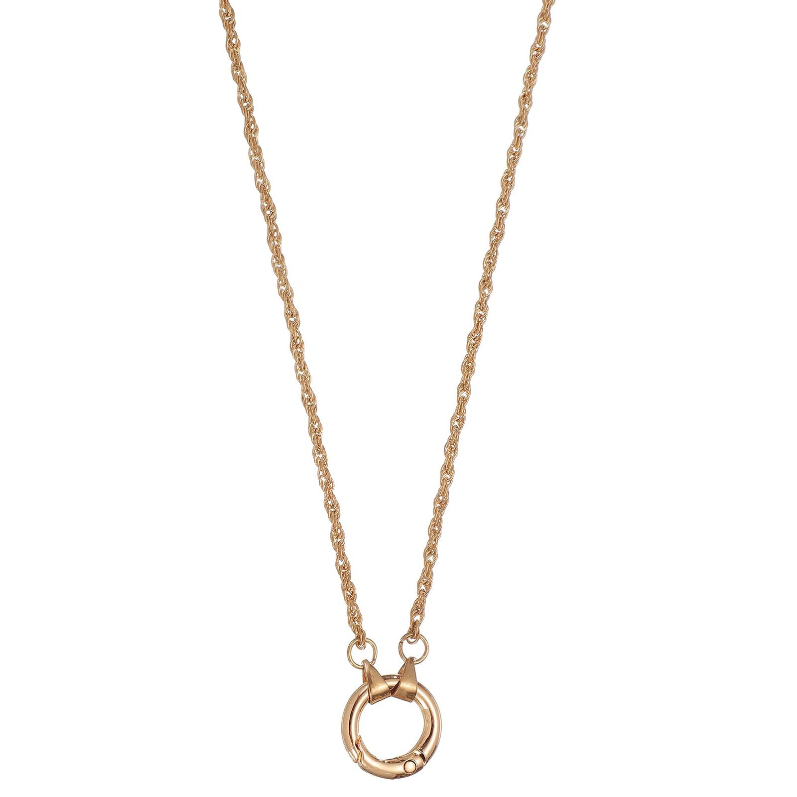 Hinged-ring pendant necklace