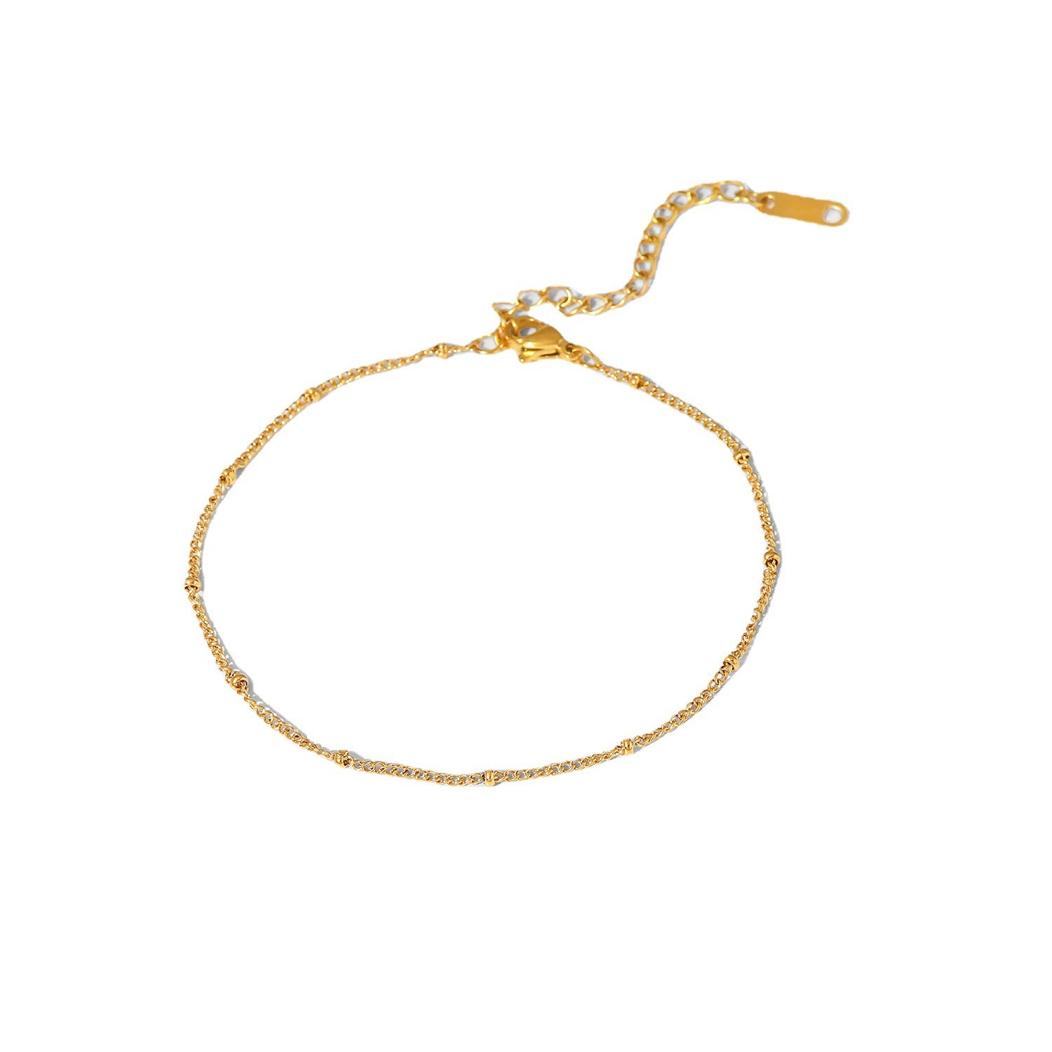Ball chain anklet