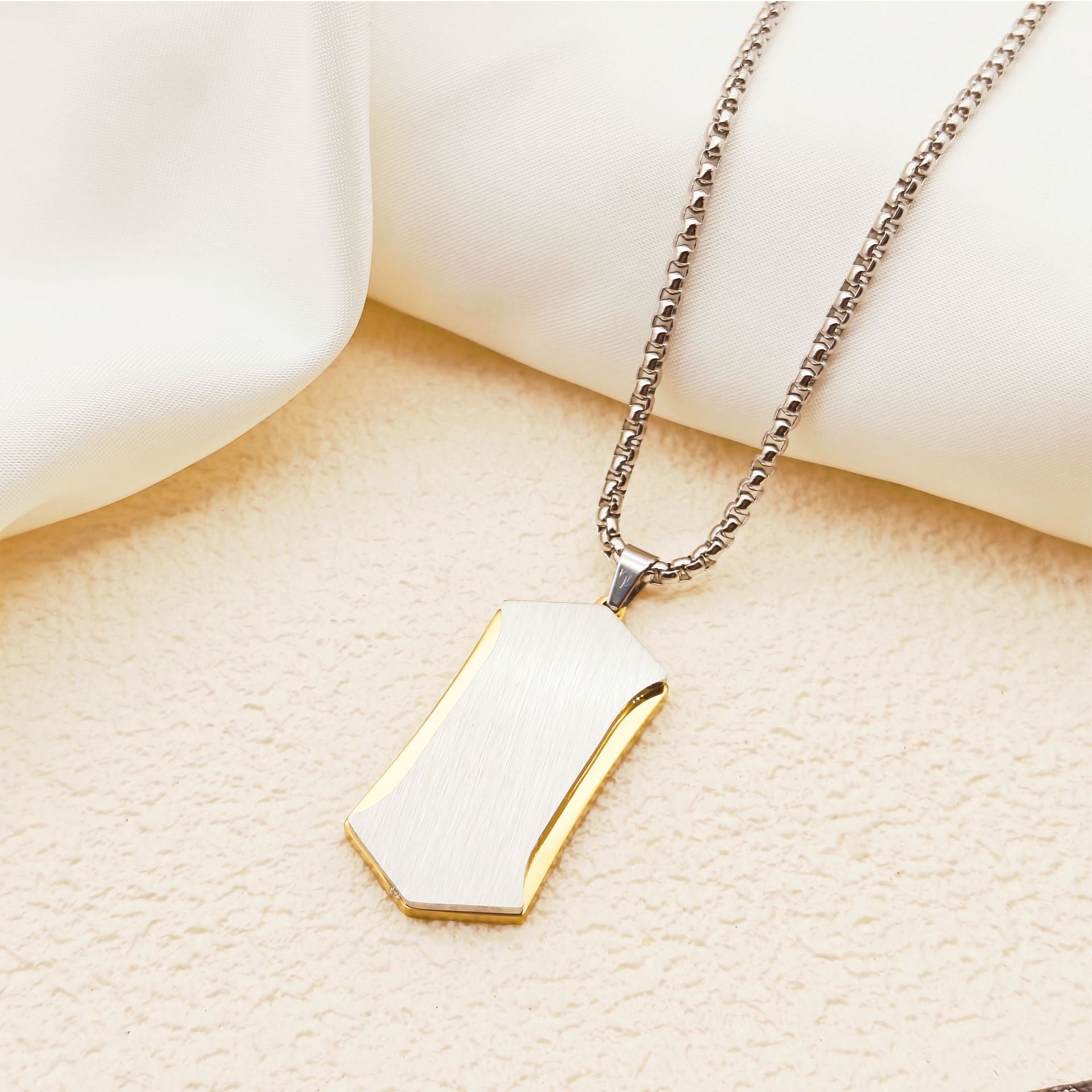 Geometric Pendant Necklace