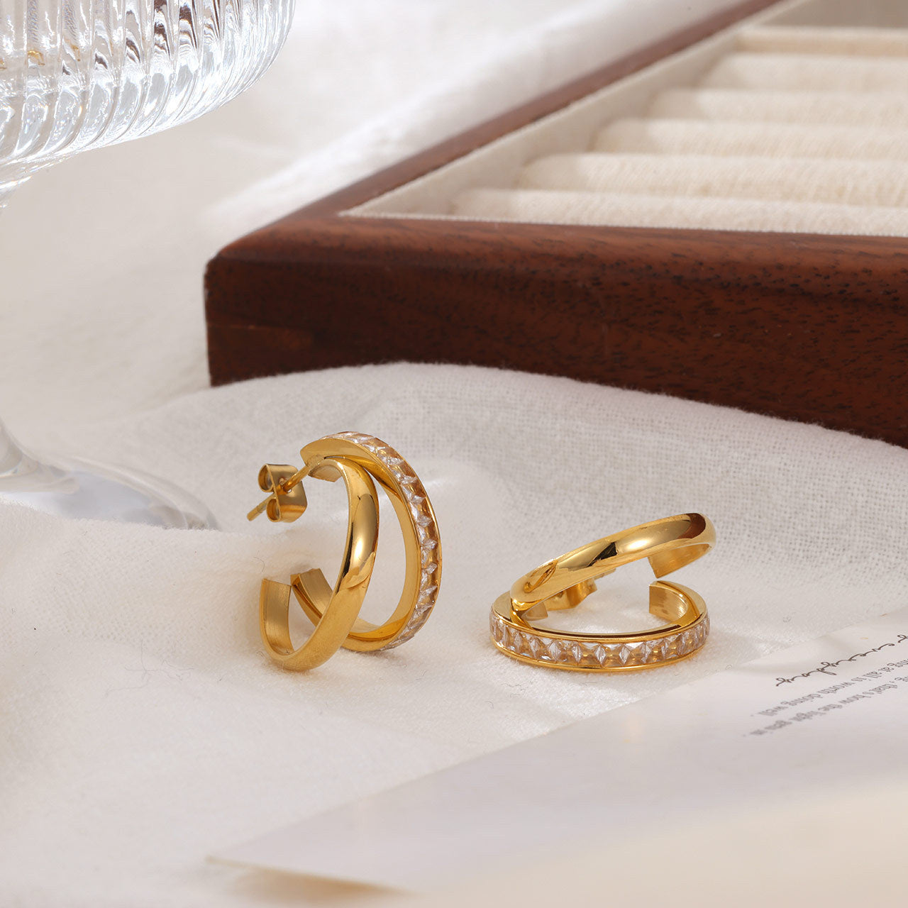 Retro Zircon Elegant Earrings