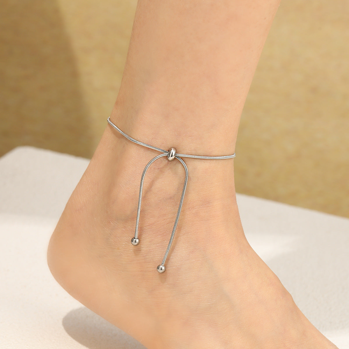 Adjustable Snake Bone Chain Anklet