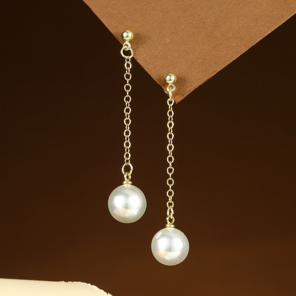 Pearl earrings