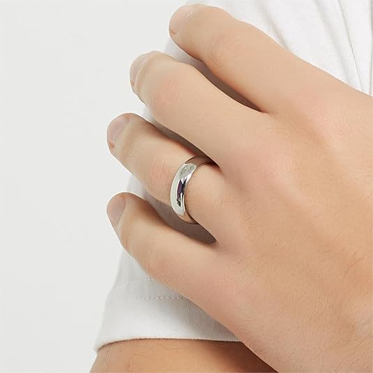 Minimalist Double-Layer Band Ring