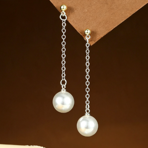 Pearl earrings