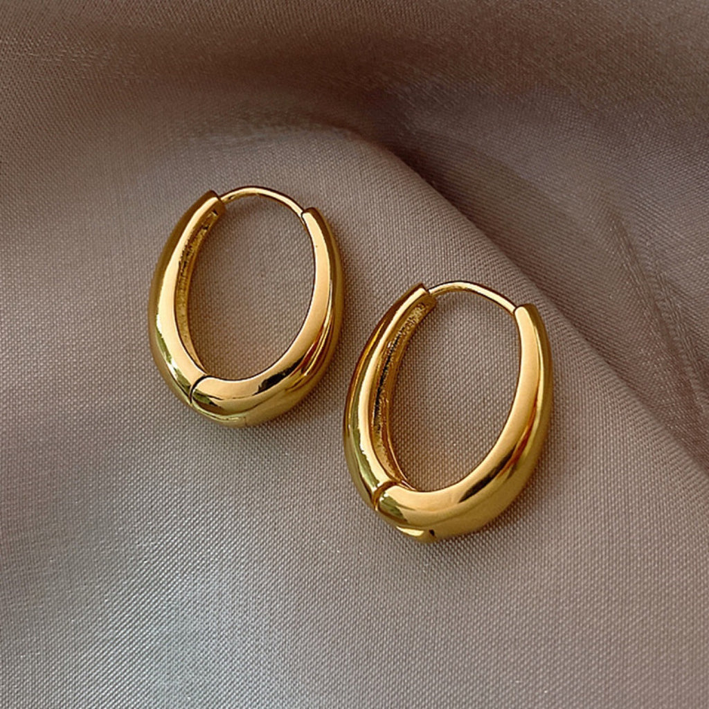 Elegant Matte Metal Earrings