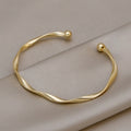 Twisted Minimalist Adjustable Crystal Bracelet