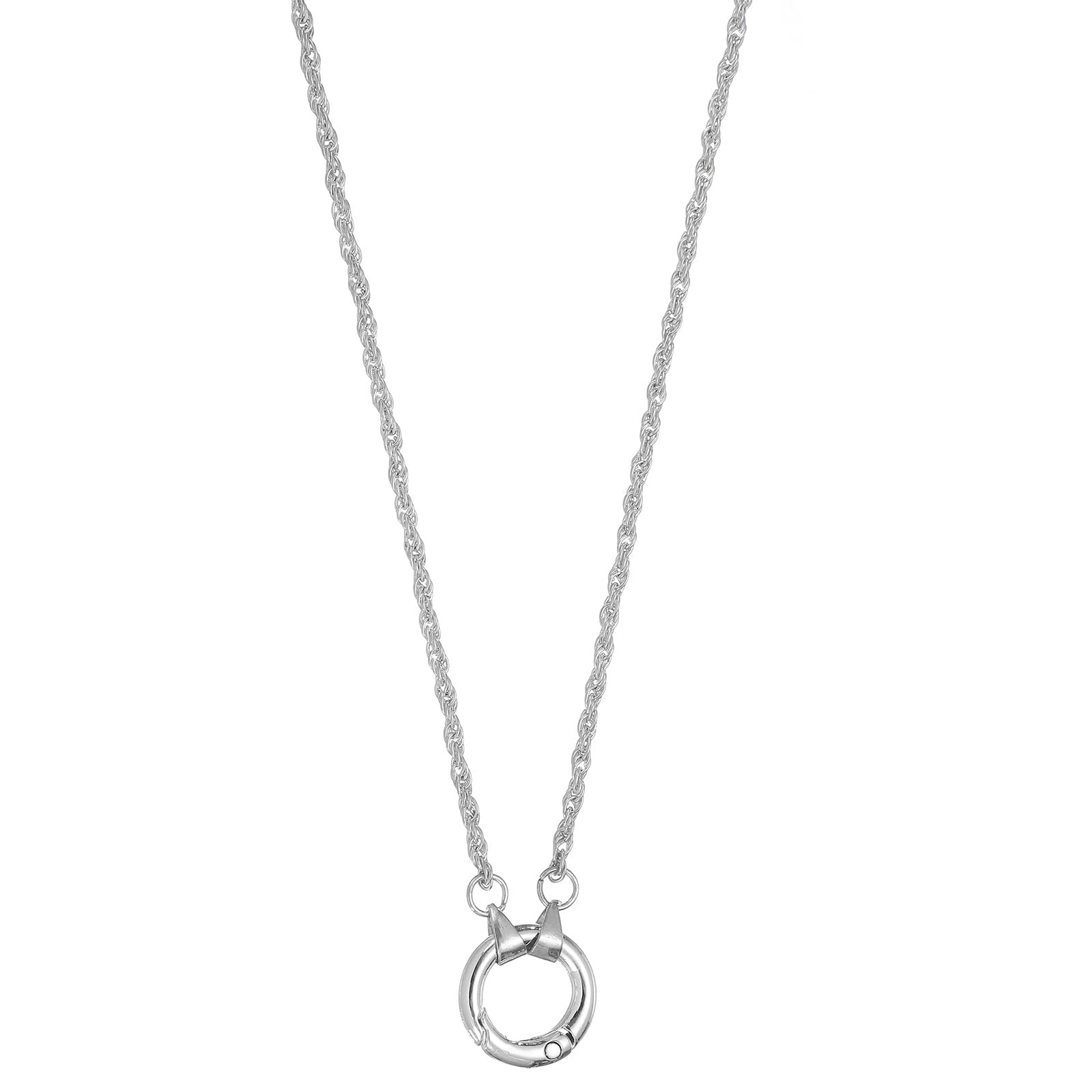 Hinged-ring pendant necklace