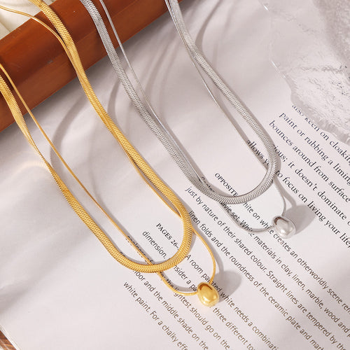 Beach Style Multi-layer Collarbone Necklace for Women