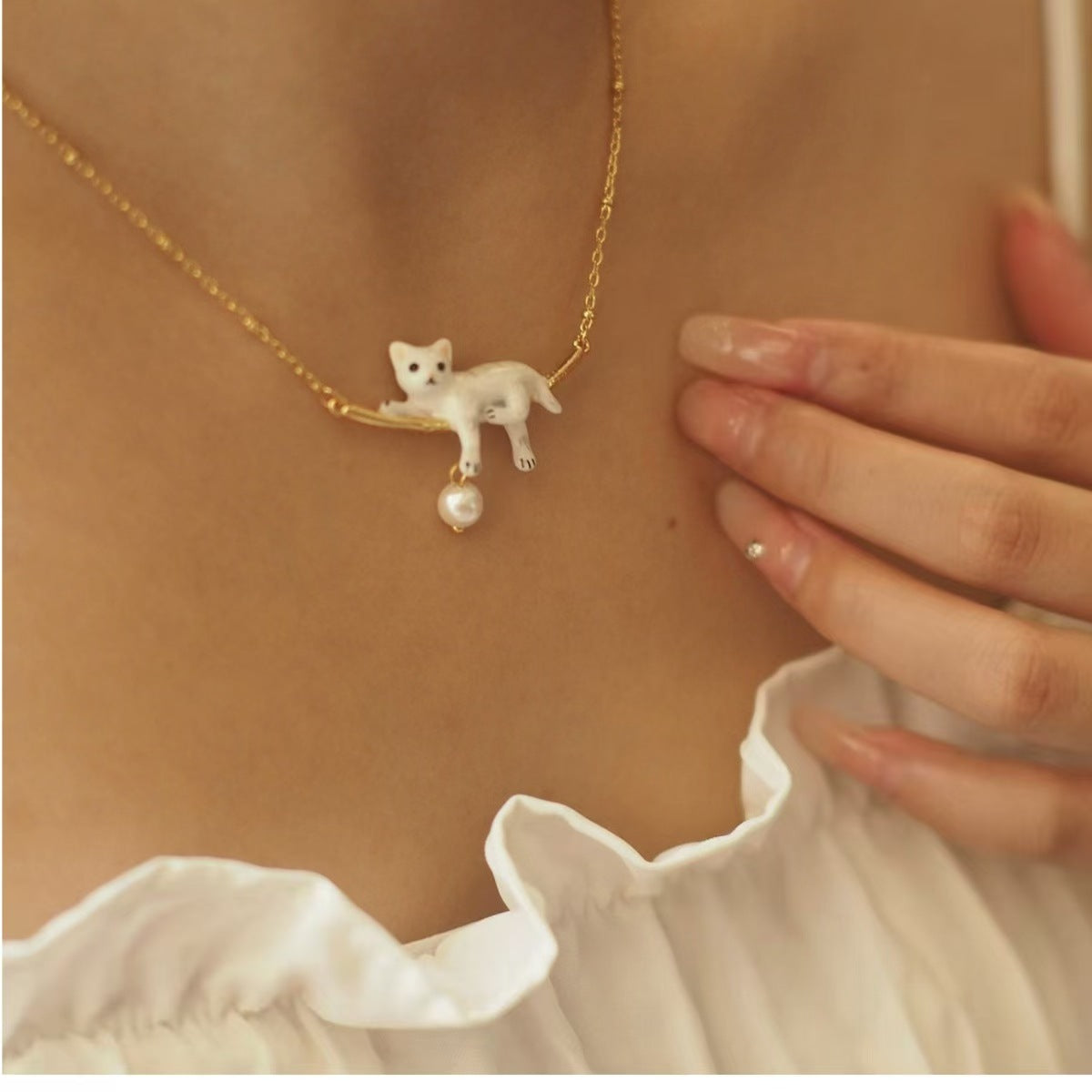 Cat Necklace Fashion