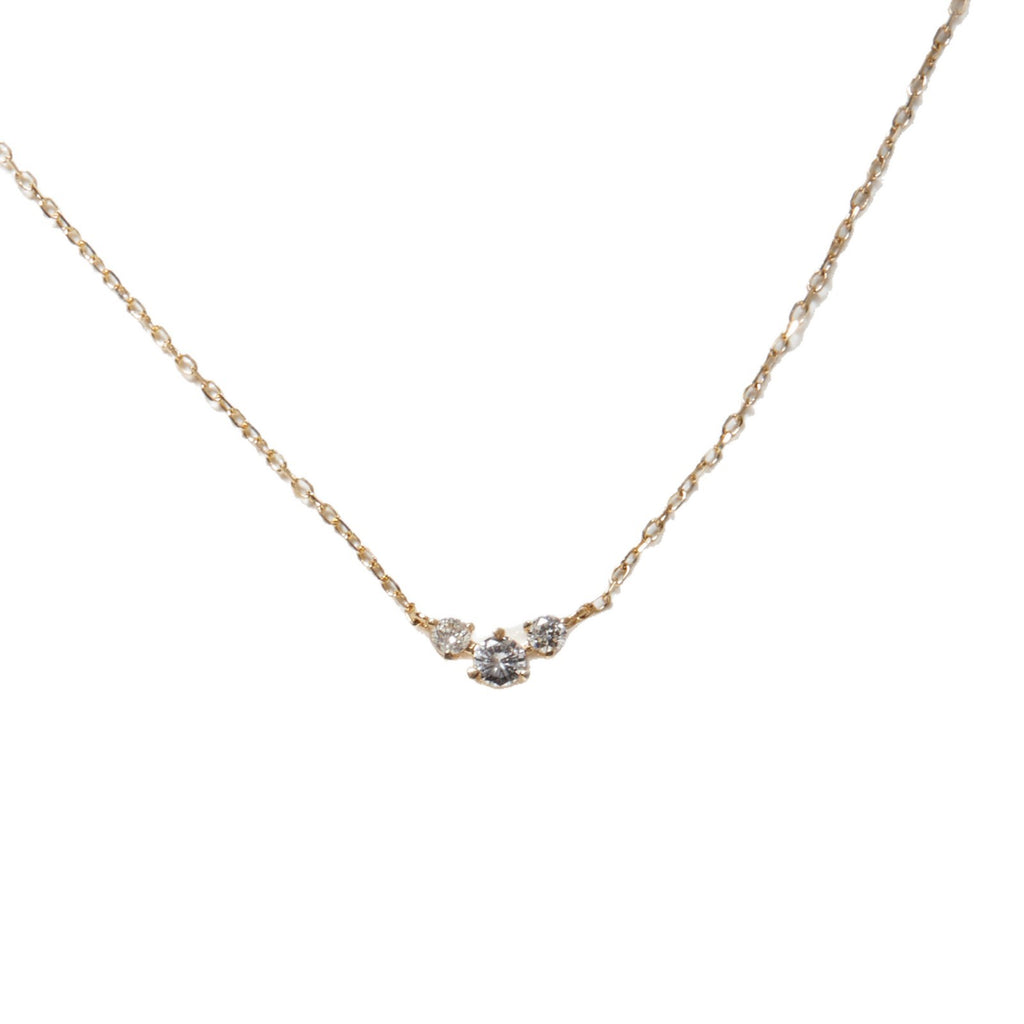 Minimalist Geometric Zirconia Pendant Necklace