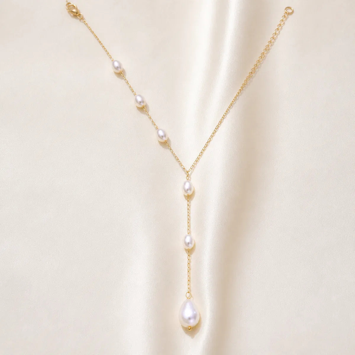Baroque Pearl Choker Necklace Stainless Steel Jewelry
