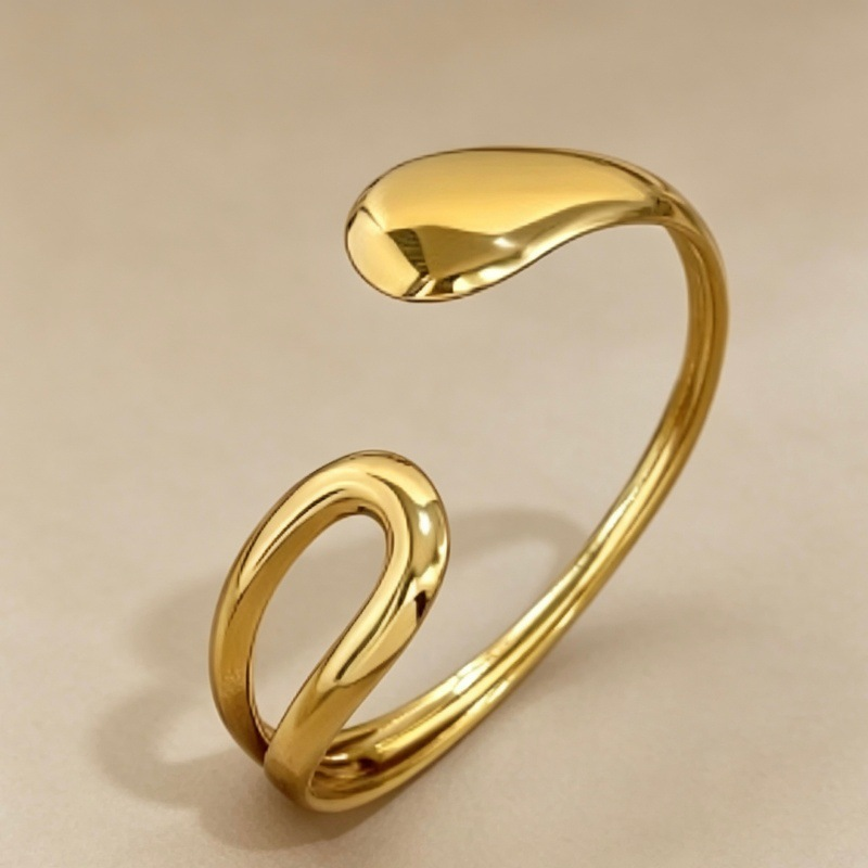 Geometric Open Metal Bracelet Women Fashion Jewelry