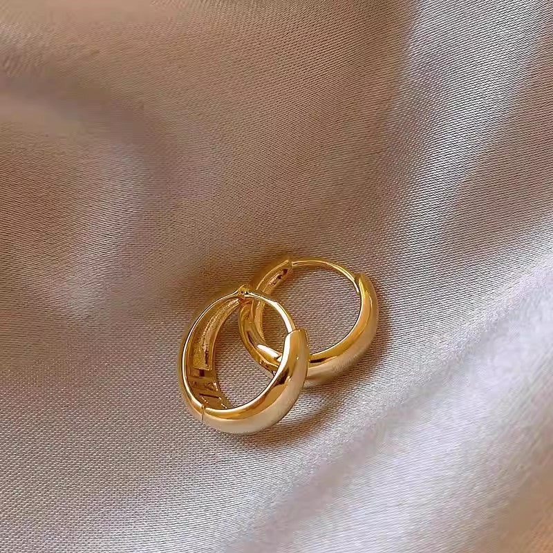 Geometric Hoop Earrings for Women