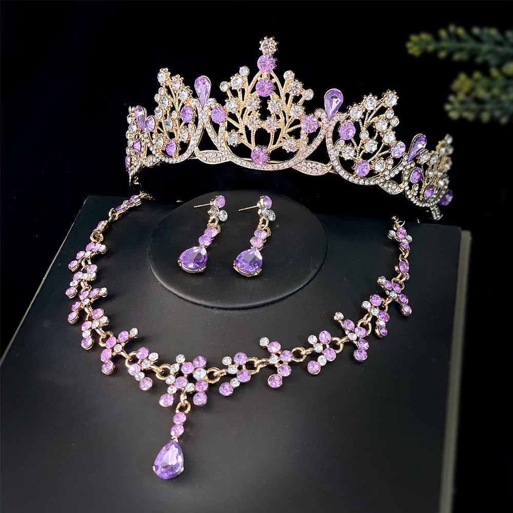 Bride Crown Jewelry Set Wedding Accessories