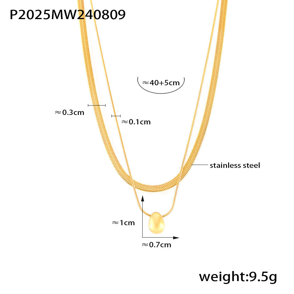 Beach Style Multi-layer Collarbone Necklace for Women