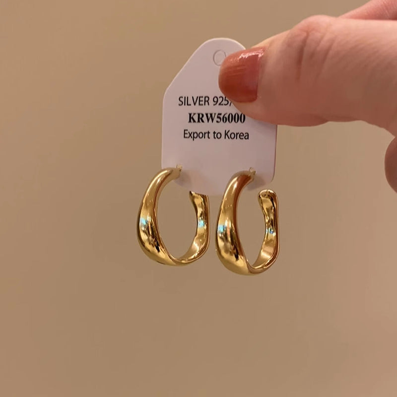 Geometric Hoop Earrings