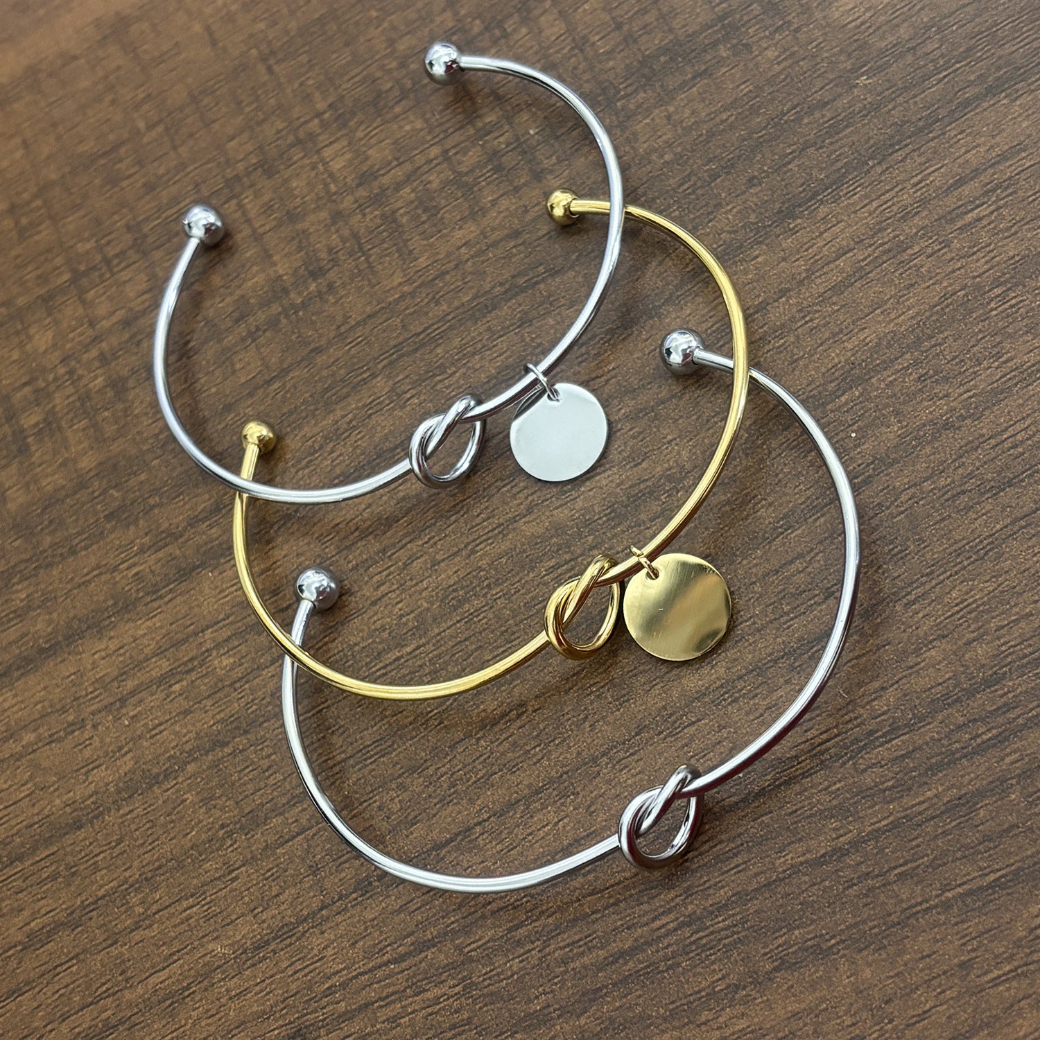 Twist Knot Open Cuff Bracelet