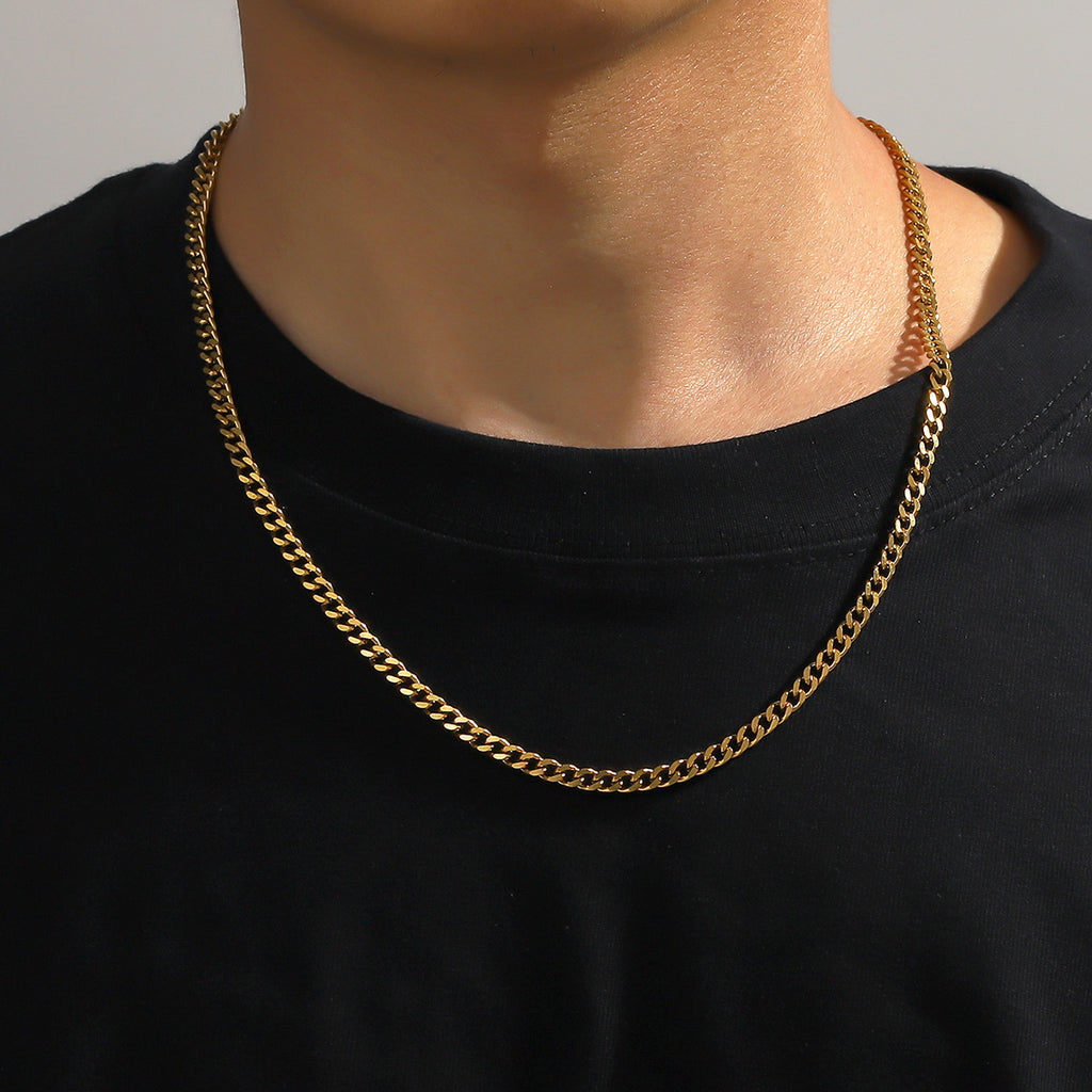 Minimalist Geometric Circle Pendant Necklace