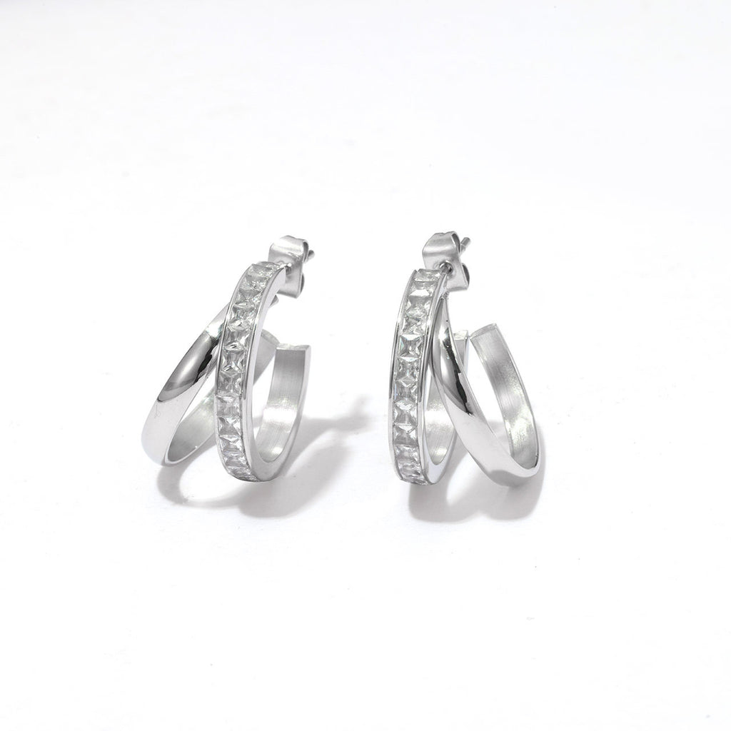 Retro Zircon Elegant Earrings