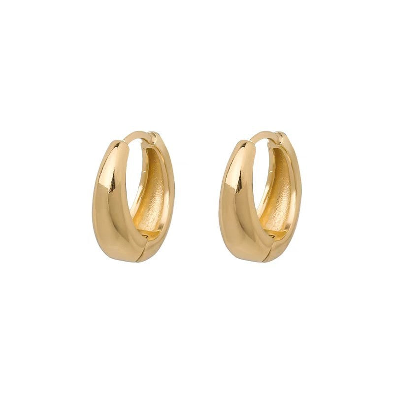 Geometric Hoop Earrings for Women